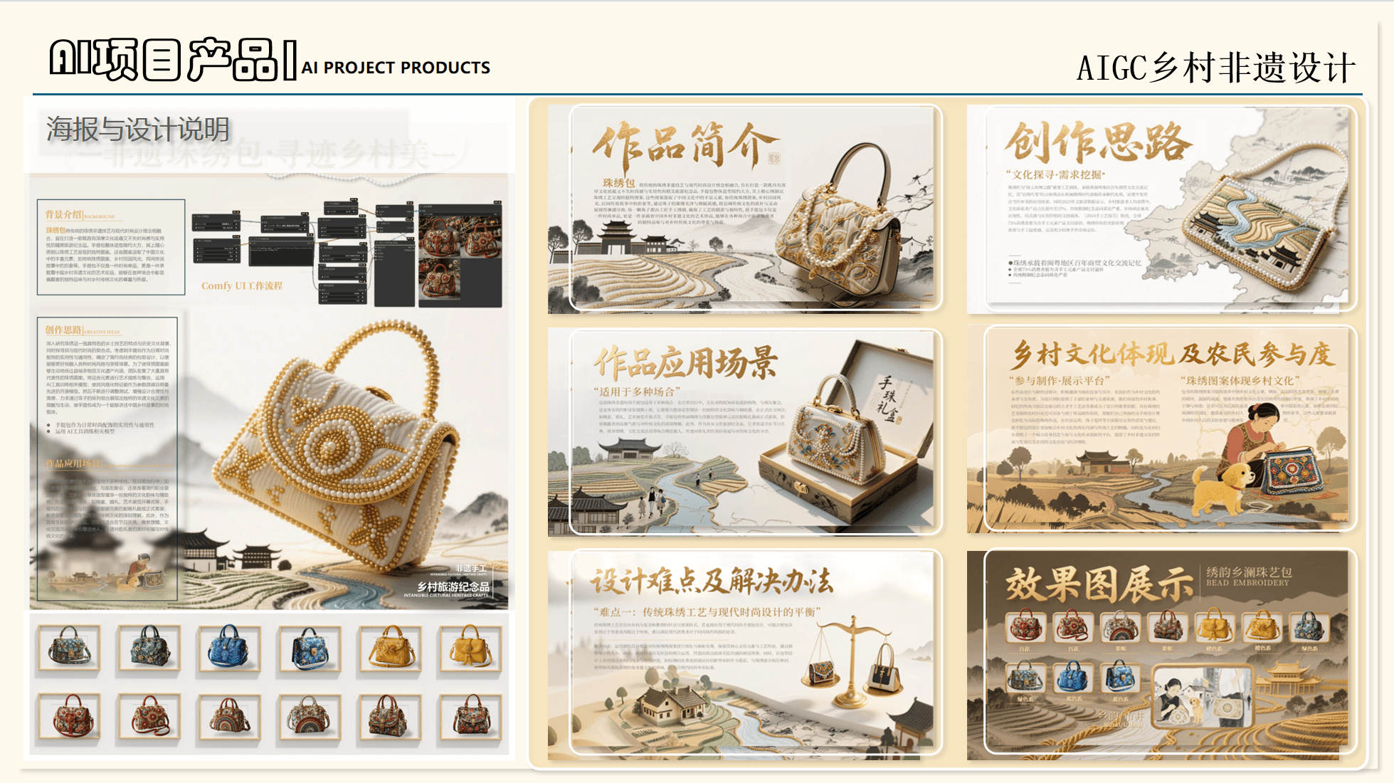 AIGC乡村非遗设计